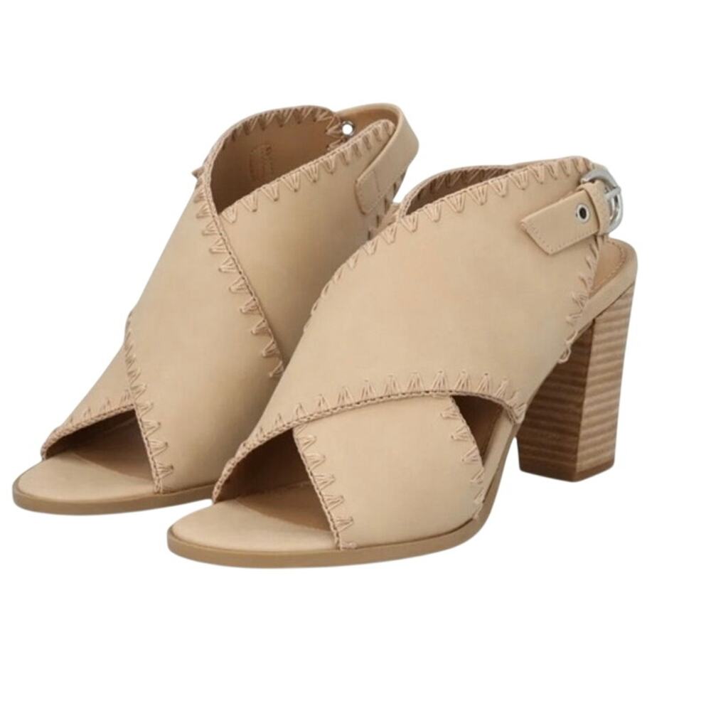 DV By Dolce Vita Womens Reanne Heeled Sandals Size 6 Tan NWOB